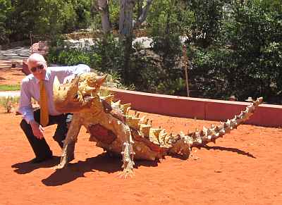 Michael Bryce with Thorny Devil