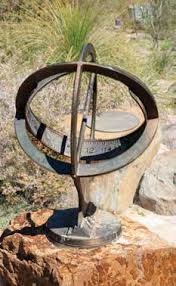The armillary sphere sundial in the ANBG