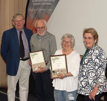 2024 Life Members Jim Gould and Wendy Antoniak with Neville Page and Linda Beveridge