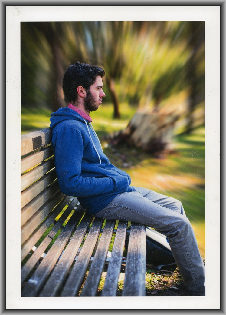 3rd Prize People in the Gardens Michael Schramko, Canberra College "Escape in the Gardens"