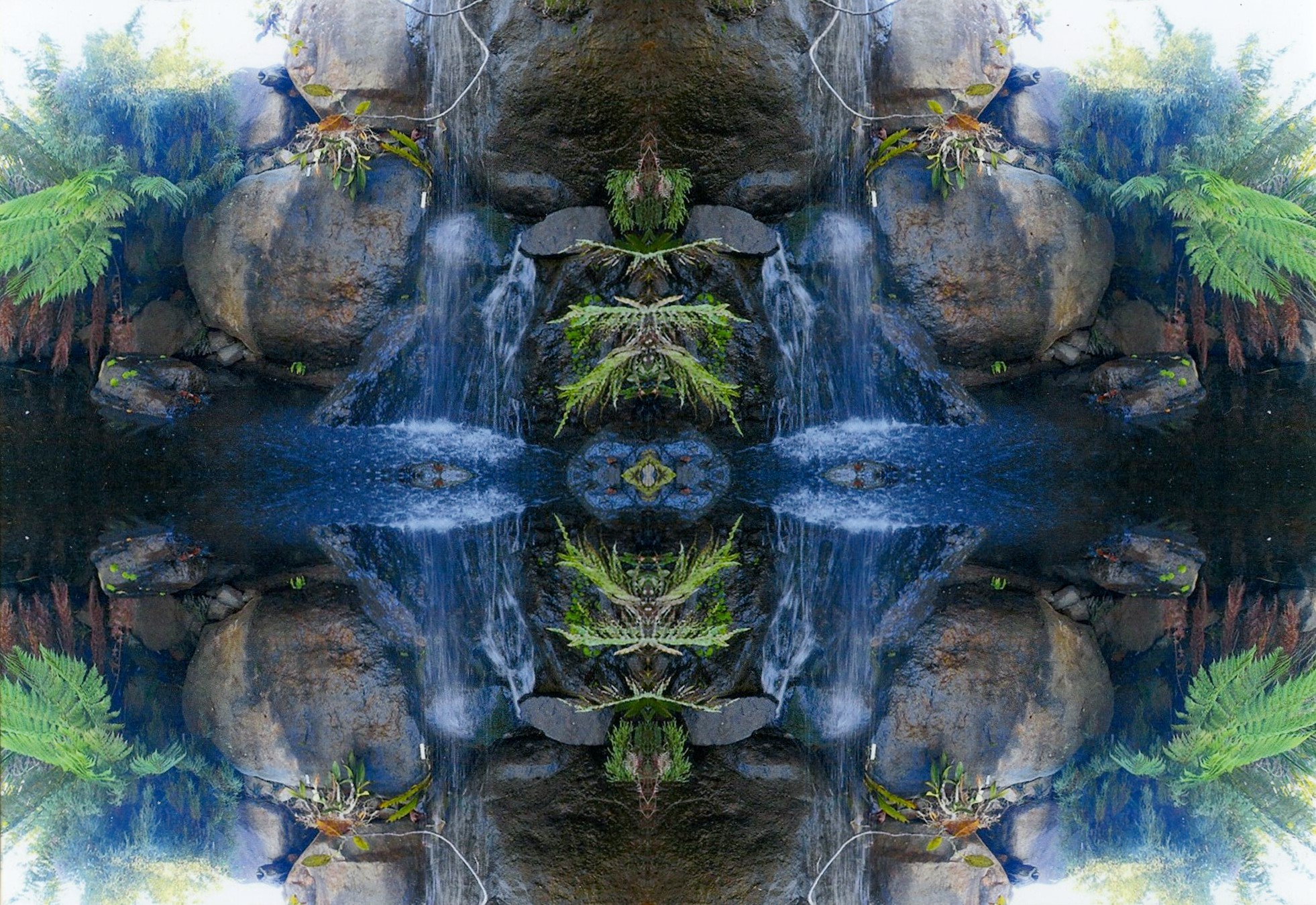 2nd Prize Altered images Tegan Hanrahan, Canberra College "Distort Waterfall"