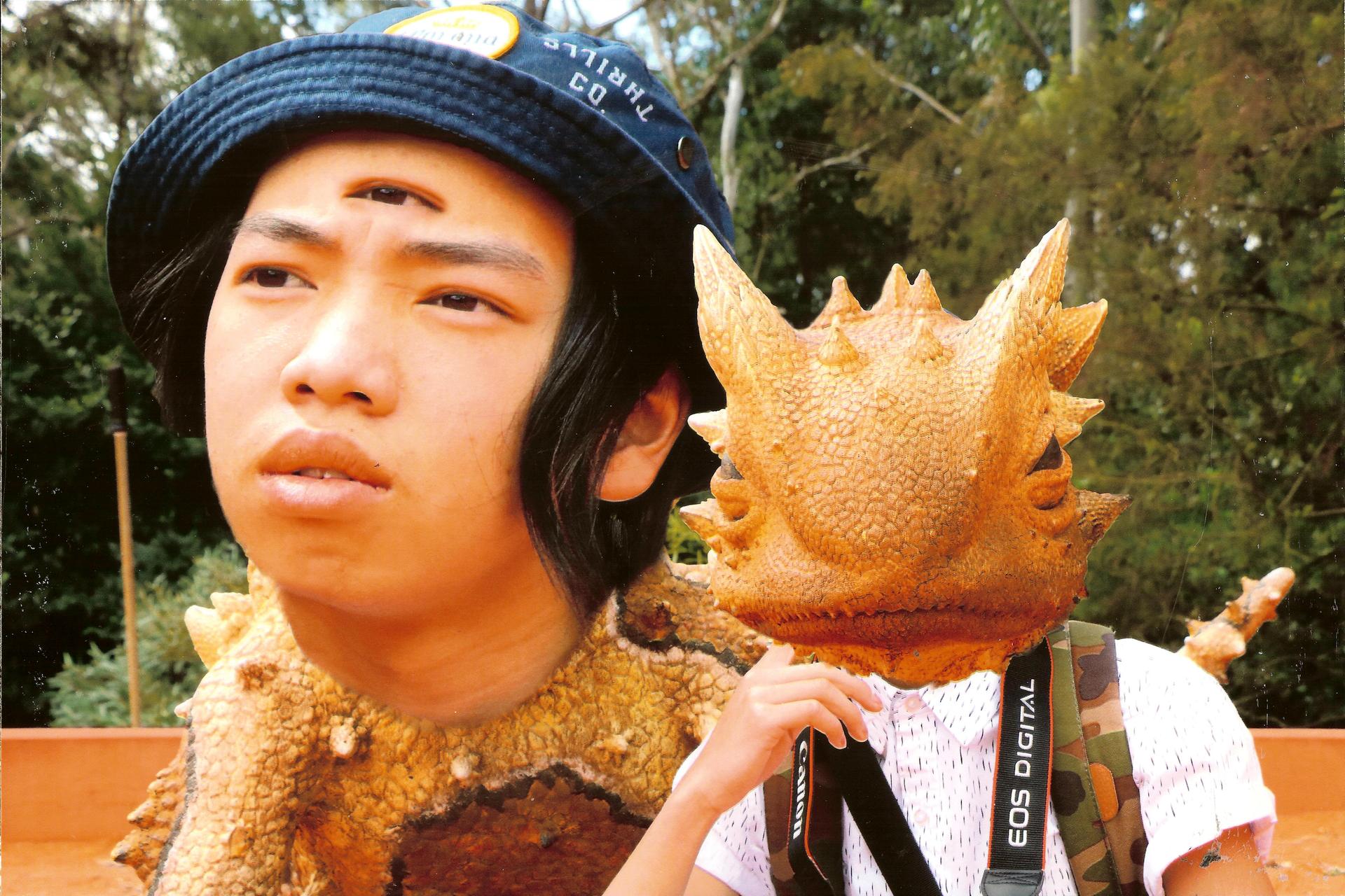 1st Prize Altered Images, Aaron Robilliard, Dickson College "Double Dragon"