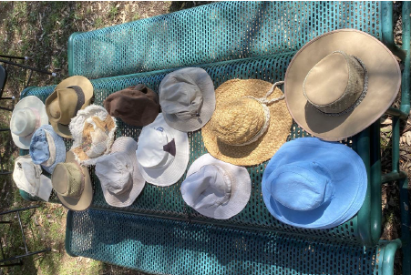 STEP volunteers are usually creatures of habit, frequently wearing a favourite “working” hat.